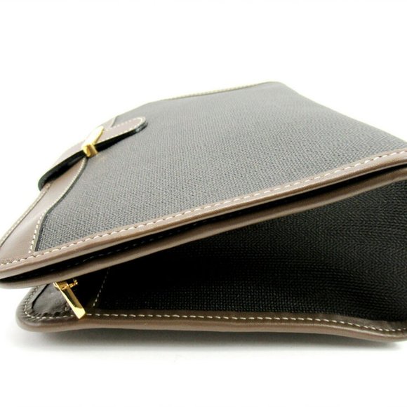 dunhill clutch bag PVC x leather Auth T17238 - Picture 4 of 8